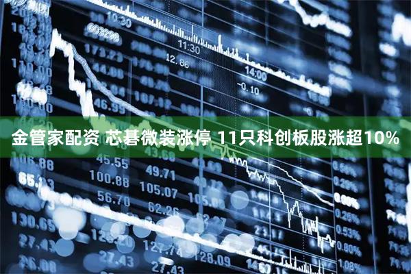 金管家配资 芯碁微装涨停 11只科创板股涨超10%